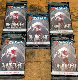 MTG Magic the Gathering Phyrexia All Will Be One Set Booster Packs Lot Of Five 5 - Image 1