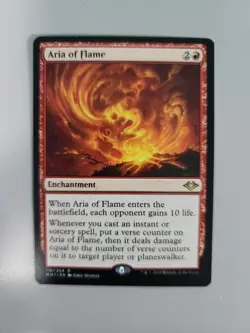 MTG Aria of Flame Modern Horizons 118/254 Regular Rare - Image 1