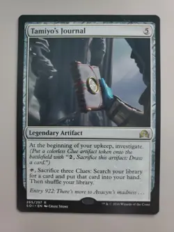 MTG Tamiyo's Journal Shadows over Innistrad Regular Rare - Image 1