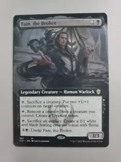 MTG Fain, the Broker Commander 2021 Extended Art Rare - Image 1