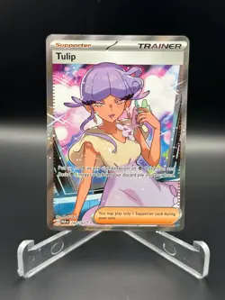 2023 Pokemon Scarlet and Violet Paradox Rift 244/182 Tulip UR HOLO - Image 1
