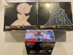 Pokemon Center Mega Evolutions Gardevoir + Lucario ETB + Enhanced Booster Box - Image 1