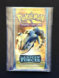 Pokemon EX Unseen Forces Factory Sealed Booster Pack Steelix Artwork - Image 1