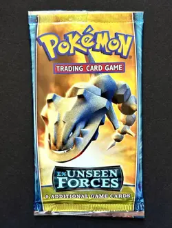 Pokemon EX Unseen Forces Factory Sealed Booster Pack Steelix Artwork - Image 2