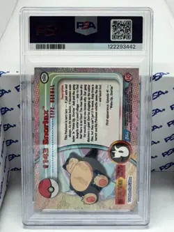 2000 Topps Pokemon Snorlax #143 RAINBOW FOIL PSA 8 NM-MT - Image 2