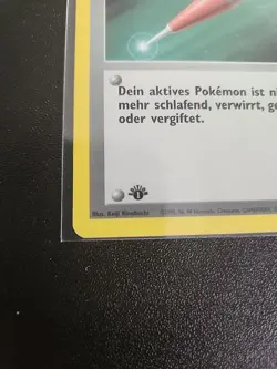 1st Edition Hyperheiler Trainer Base Set 99 Full Heal WOTC Vintage Pokemon - Image 2