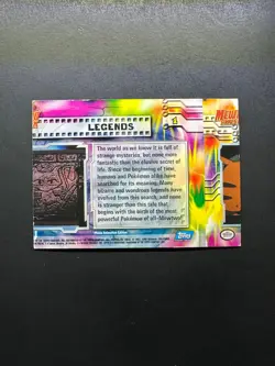 ERROR Miscut topps Pokemon The First Movie Foil #1 Legends Mew - Image 3