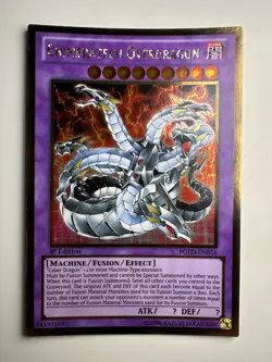 YuGiOh Chimeratech Overdragon PGLD-EN056 Gold Rare - NM - Image 1