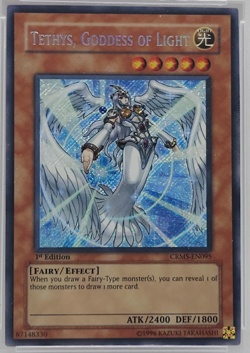 Yugioh Tethys, Goddess Of Light CRMS-EN095 1st Edition Near Mint/VLP - Image 3