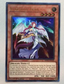 Yugioh Stardust Trail MP22-EN120 2022 Tin of the Pharaoh's Gods NM - Image 1