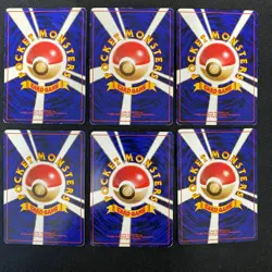 Dark Normal Card Set of 6 Japanese Pokemon Card Old Back s007284 - Image 2