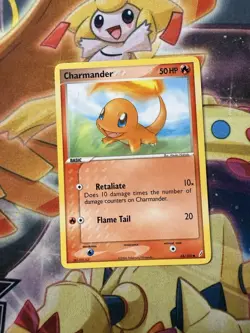 EX Crystal Guardians Non-Holo Charmander 48/100 Pokemon Trading Card NM - Image 1