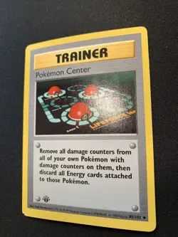 Pokemon Card Pokemon Center 1st Edition Base Set 85/102 HP - Image 3