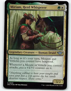 Miriam, Herd Whisperer #221 foil Magic the Gathering Card - Image 1