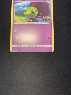 Pokemon Miscut OC Error Go Natu 032/078 Common Card NM - Image 4