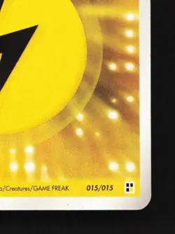 Lightning Energy 015/015 LP Quick Construction Pack Japanese Pokemon Card TCG - Image 3