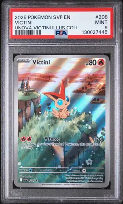 Victini 208 Sv: Scarlet & Violet Promo Cards Holo PSA 9 - Image 1
