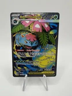 Mega Venusaur ex 155/132 Ultra Rare Mega Evolution Full Art Card Pokemon TCG NM - Image 1