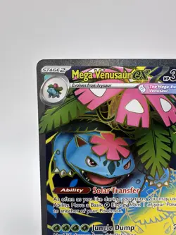 Mega Venusaur ex 155/132 Ultra Rare Mega Evolution Full Art Card Pokemon TCG NM - Image 2