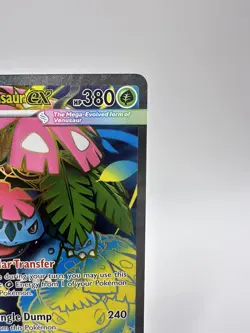 Mega Venusaur ex 155/132 Ultra Rare Mega Evolution Full Art Card Pokemon TCG NM - Image 3