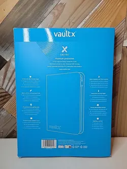 VaultX Binder Neon Blue 9 POCKET Exo-Tec Zip Binder BRAND NEW Holds 360 Cards - Image 3