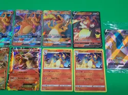 Pokemon TCG Charizard Mixed Lot V, EX, GX, Radiant 10 Cards Lot NM-MINT Gradable - Image 4