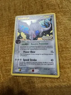 Pokemon Aerodactyl Legend Maker 1/92 Reverse Holo Rare Card Stamped - Image 1