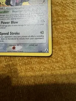 Pokemon Aerodactyl Legend Maker 1/92 Reverse Holo Rare Card Stamped - Image 4