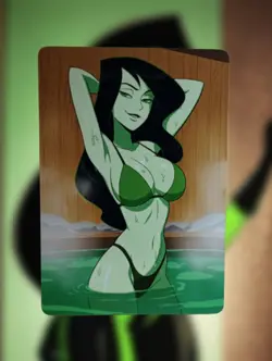 Shego Kim Possible Anime Waifu Sexy Goddess Doujin Lewd Hentai Card - Image 1