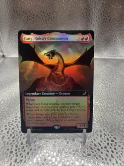 fang, roku's companion extended#115 rare - Magic: The Gathering TLA MINT foil - Image 1