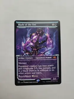 MTG - Blade of the Oni (Showcase) Kamigawa: Neon Dynasty Regular Mythic #377 - Image 1