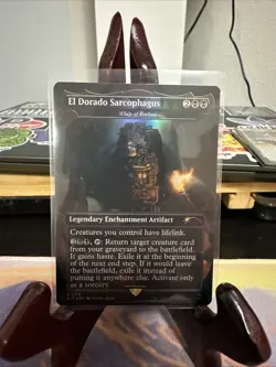 El Dorado Sarcophagus - Whip of Erebos (Rainbow Foil) Secret Lair Drop Foil - Image 1