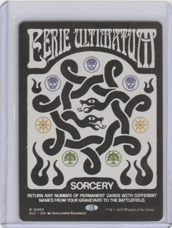 MTG SLC Eerie Ultimatum Encyclopedia Countdown Secret Lair Non-Foil - Image 1