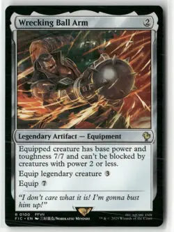 Wrecking Ball Arm 100 NM MTG FINAL FANTASY Commander Magic - Image 1