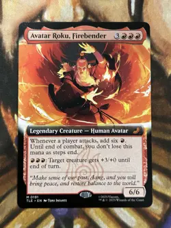 Avatar Roku, Firebender (Borderless) #0191 MTG Avatar Regular Mythic - NM/M 🔥 - Image 1