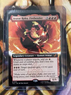 Avatar Roku, Firebender (Borderless) #0191 MTG Avatar Regular Mythic - NM/M 🔥 - Image 3
