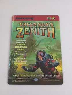 MTG Green Sun's Zenith - Showcase NM, English Special Guests Magic - Image 1