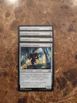 (4) Crackdown Construct *PLAYSET* Aether Revolt Regular NM MTG - Image 1