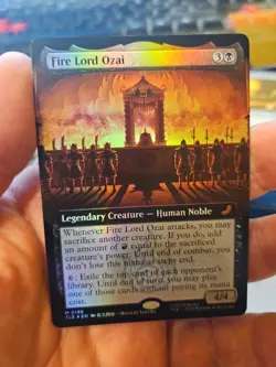 MTG - Avatar: The Last Airbender Eternal - Fire Lord Ozai - Extended Art-NM Foil - Image 1
