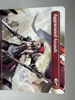 Aggravated Assault (Anime Borderless) Wilds of Eldraine: Enchanting Tales - Image 2