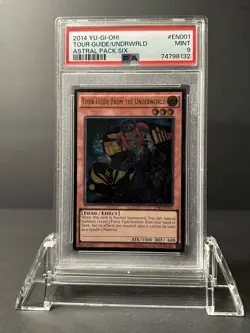 Yugioh Tour Guide From The Underworld AP06 - EN001 Ultimate Rare PSA 9 - Image 1