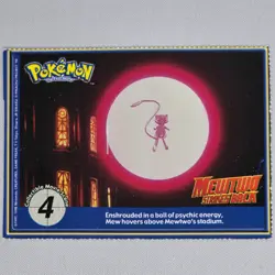Diglett #50 Mewtwo Strikes Back Burger King PokeTrivia Vintage Pokemon Card MP - Image 2