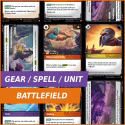 Common/Uncommon Card Foils - Riftbound Origins TCG - League of Legends - Image 1