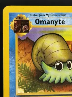 Pokemon TCG Omanyte Fossil 1st Edition Common Card 52/62 - Image 3