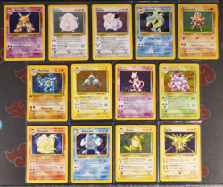 MP/HP (Unlimited) NEAR-COMPLETE Pokemon 13/16 HOLO-RARE Card BASE Set 102 WOTC#5 - Image 1