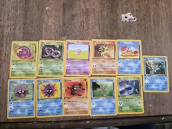 Pokemon 1st Edition Fossil Card Lot - Image 1