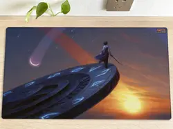 MTG Time Walk Playmat TCG CCG Playing Pad Trading Card Game Mat Mouse Pad & Bag - Image 1