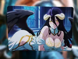 Albedo Overlord Anime Waifu Sexy Goddess Doujin Lewd Hentai Card - Image 1
