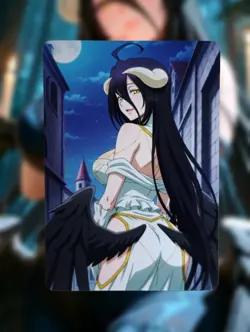 Albedo Overlord Anime Waifu Sexy Goddess Doujin Lewd Hentai Card - Image 1