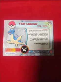 Topps Chrome Pokemon Lapras #131 Rare Foil TCG Card Vintage TV Animation - Image 2